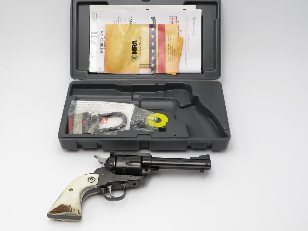 Ruger New Model Blackhawk Single Action Revolver: s.n.. 520-18623, .44 Special, 4.5" barrel, in hard-shell case. Modern (23-0216)