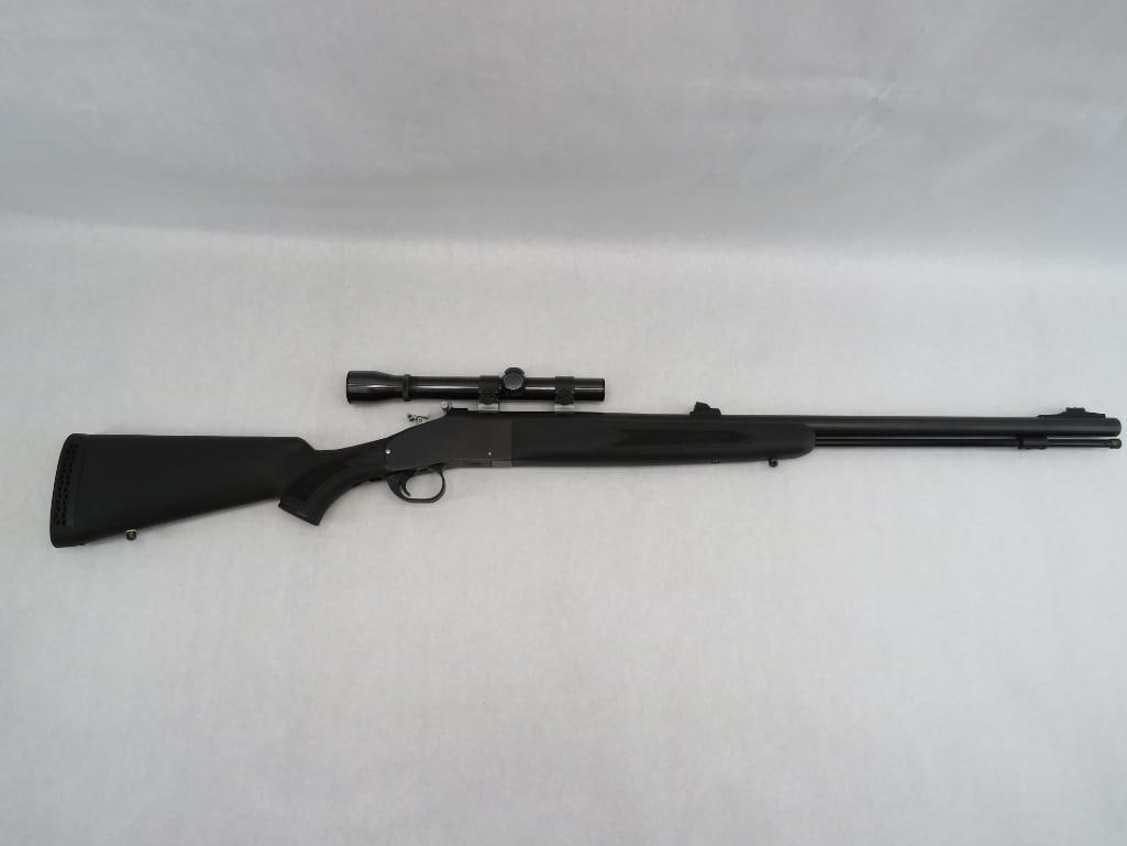 Knight Model KRB7 Muzzle Loading Rifle: s.n.. 835028, .50 Cal., with Weaver K3 scope. Exempt