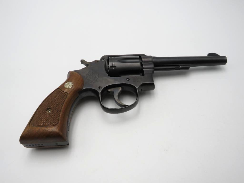 Smith & Wesson Pre-10 Double Action Revolver: s.n. C130928, .38 Special, 5" barrel, later grips. C&R (23-0750)