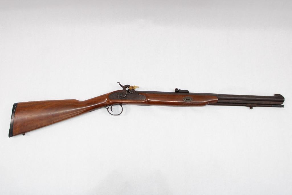 Thompson Center White Mountain Carbine Percussion Rifle: s.n.22969, .50 caliber, adjustable sights, wood stock., Exempt