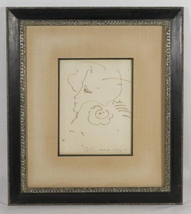 Peter Max Lithograph: Signed & Dated lower right, 1978, 11"x8"