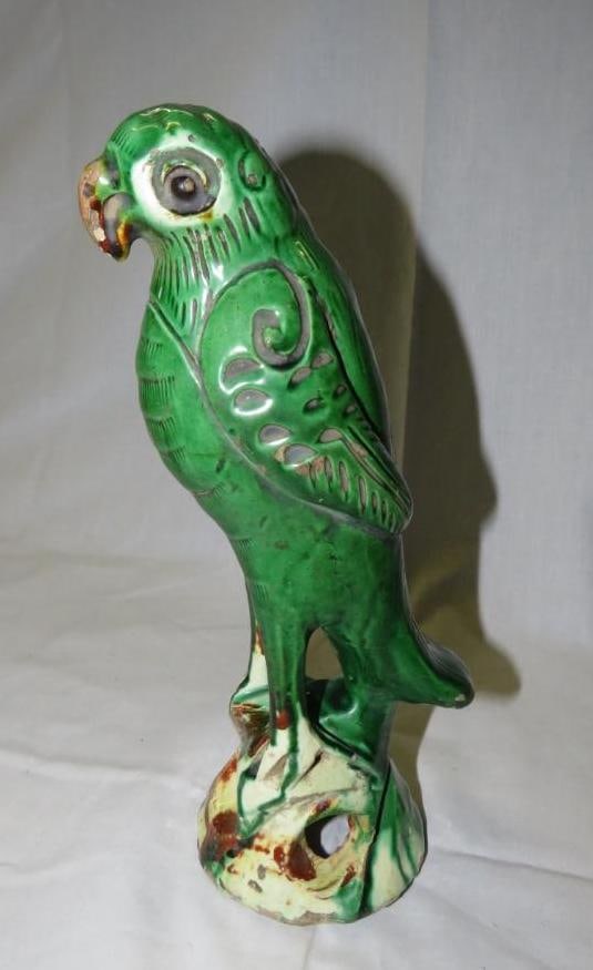 Majolica Parrot Figure (1 of 9)