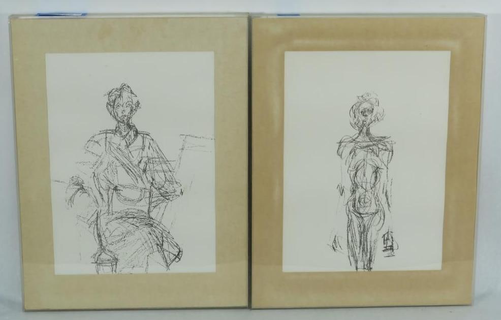 (2) Alberto Giacometti Lithograph (1 of 8)