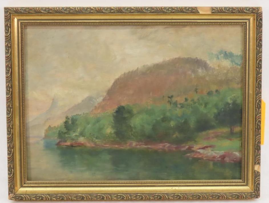 Harvey Custer Ingraham Oil on Cardboard Painting (1 of 7)