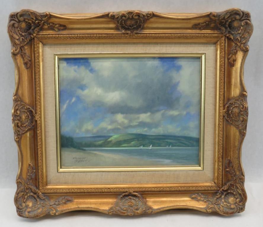 Raymond Peters Oil on Canvas Painting (1 of 5)