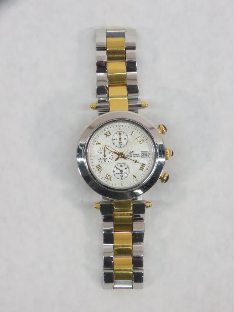 Klaus Kobec Couture Sports Wrist Watch: 38mm