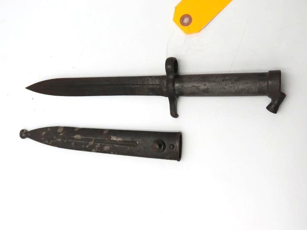 Swedish Model 1896 Knife Bayonet w/Scabbard: .