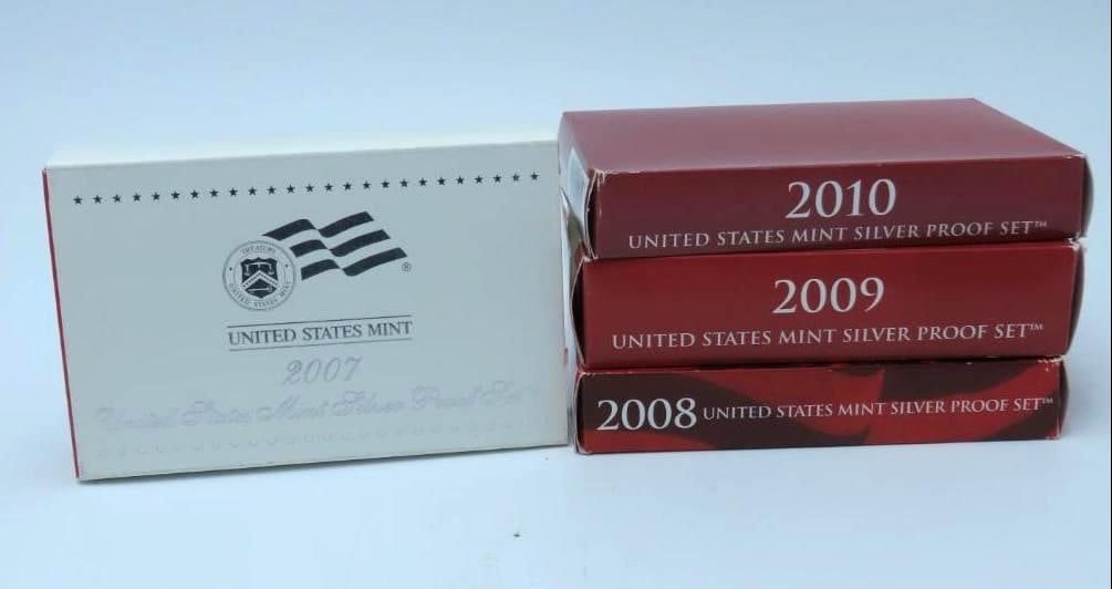 (4) U.S. Mint Silver Proof Sets (1 of 3)