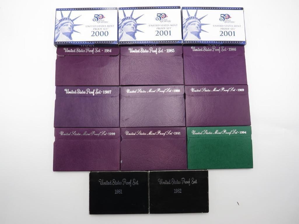 (14) U.S. Proof Sets (1 of 20)