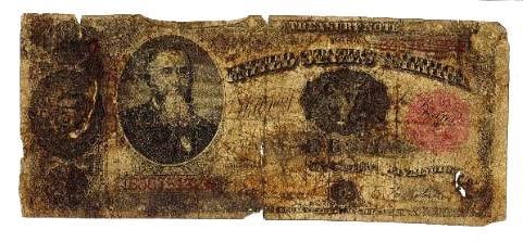 1891 U.S. $1 Treasury Note (1 of 2)