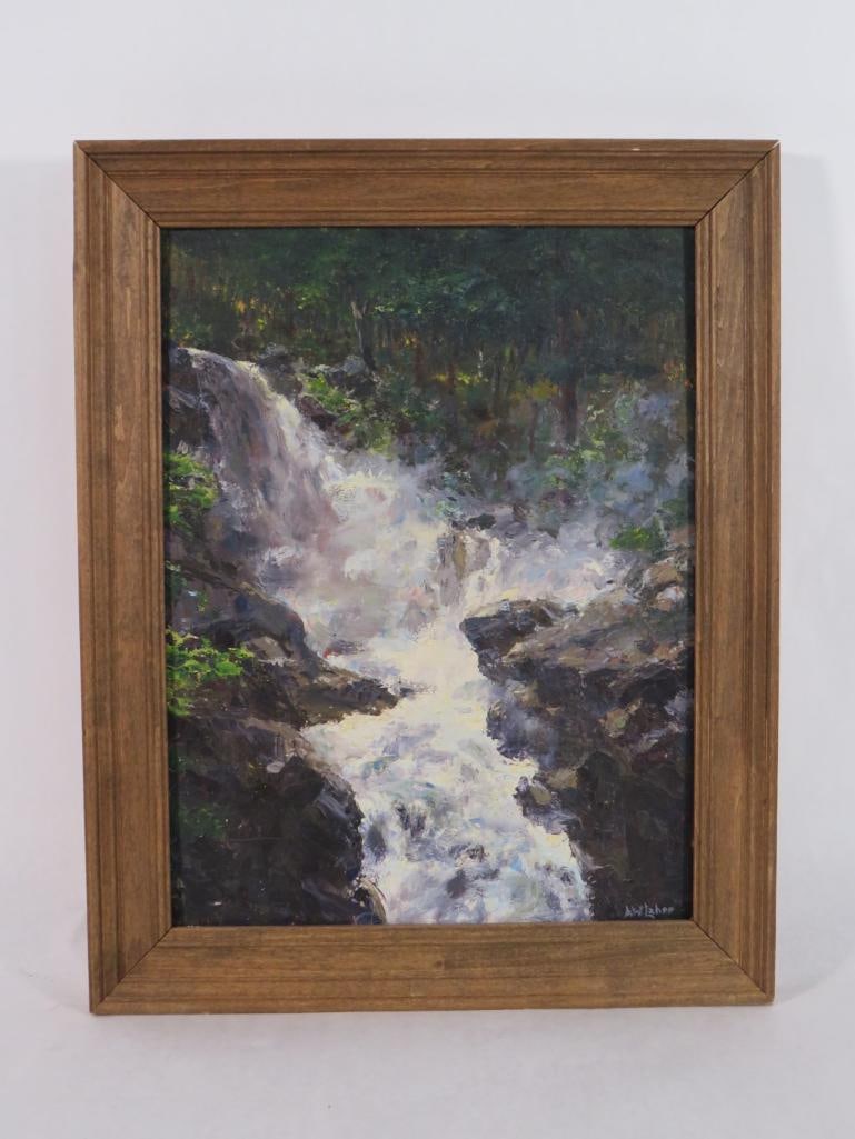 Arnold Lahee Oil on Artist's Board Painting (1 of 2)