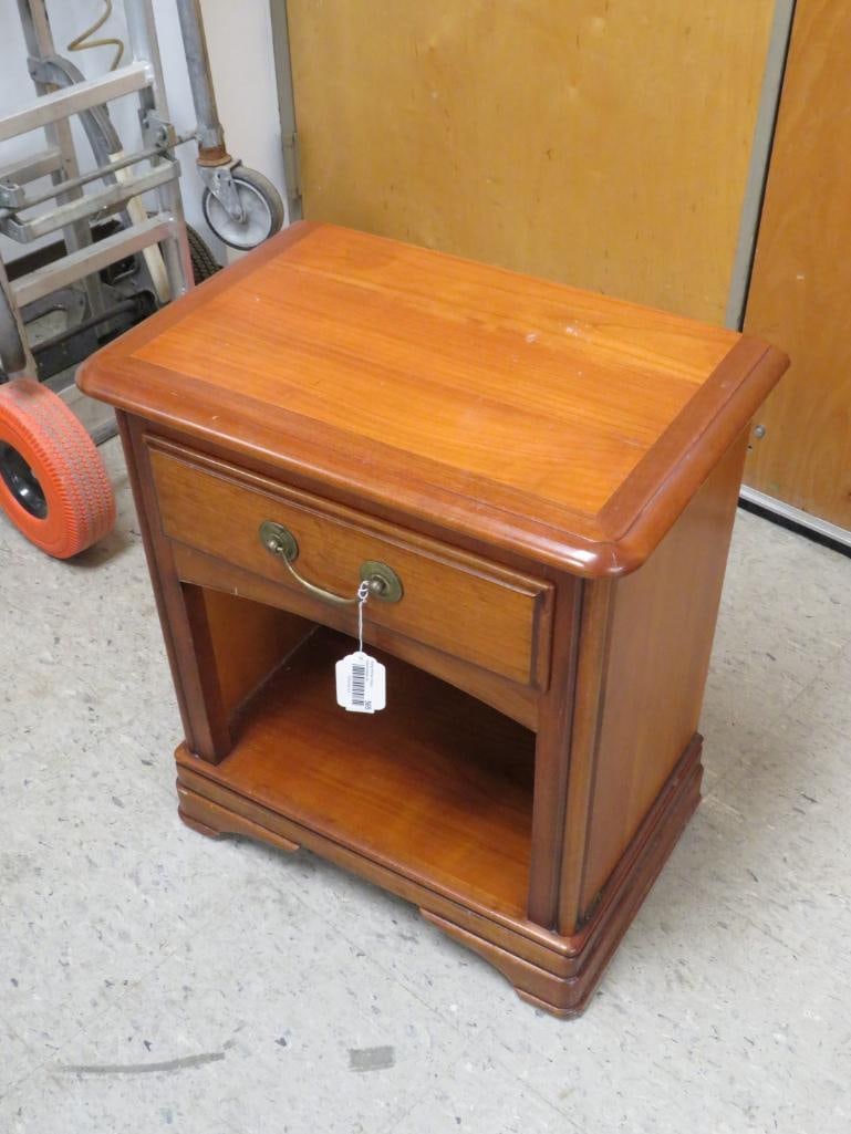 Grange Cherry End Stand with (1) drawer (1 of 7)