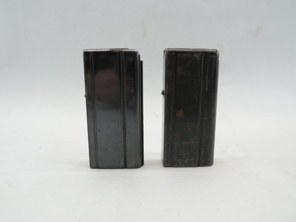 (2) Vintage 15 Round M1 Carbine Magazines: marks: KSG & SW