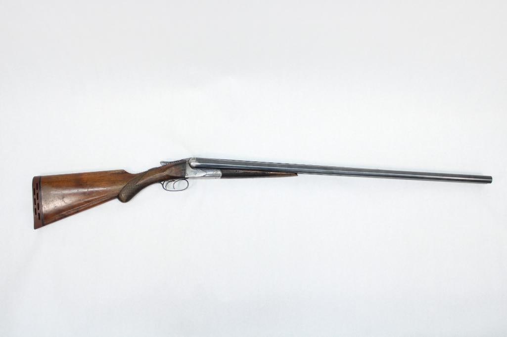 Ansley H. Fox AE Side by Side Shotgun: s.n. 17545, 12 Ga. 30" matte rib barrels, 2.75" chambers, modified & full chokes, ejectors, 14.5" l.o.p., C & R. (24-0013)
