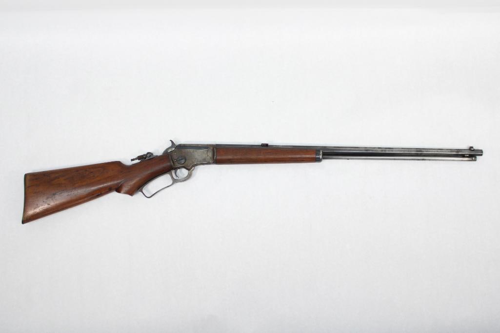 Marlin Model 39 Lever Action Rifle: s.n. S131196, .22 S-L-LR, 24" octagon barrel, tang sight, C & R. (24-0070)
