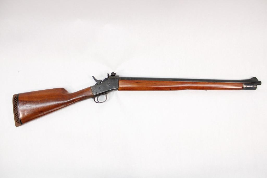 Remington No. 1 Custom Rolling Block Rifle: no s.n., .45-70, 24" barrel, Lyman peep sight. Antique