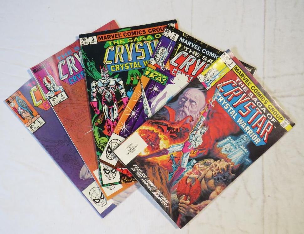 The Saga of Crystar Crystal Warrior: #1-#5 Stan Lee, Bret Blevins, Jim Novak, Ralph Macchio ; Marvel: Pre Owned
