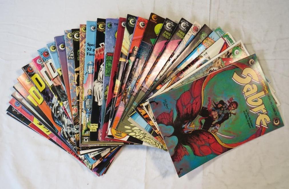 First Comics ft Warp, Jon Sabel, Sun Runners, Sabre: Multiple Monthly Issues Don McGregor, Billy Graham, Dean Mullaney ; First Comics: Pre Owned