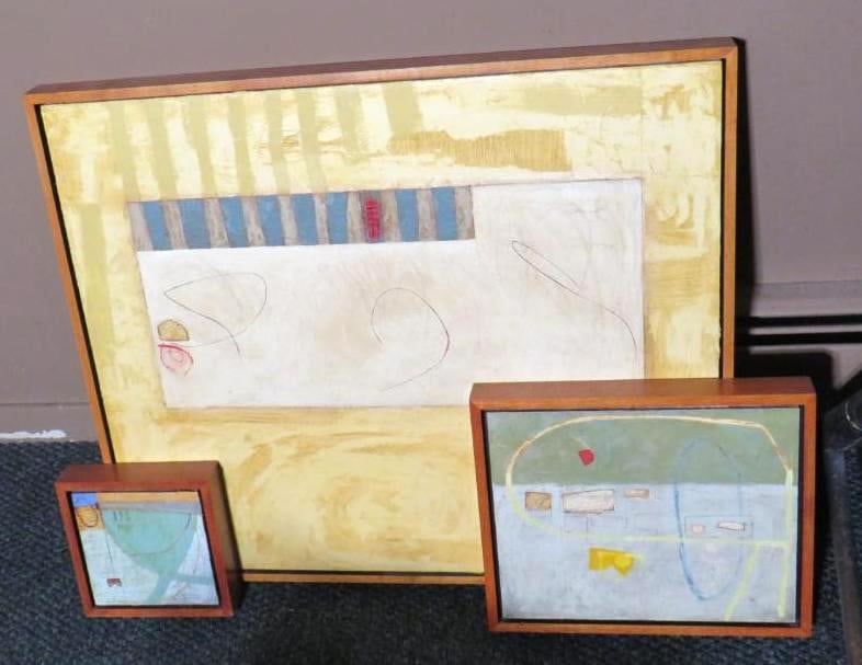 (3) Beth Pearson Oil on Board Paintings (1 of 12)