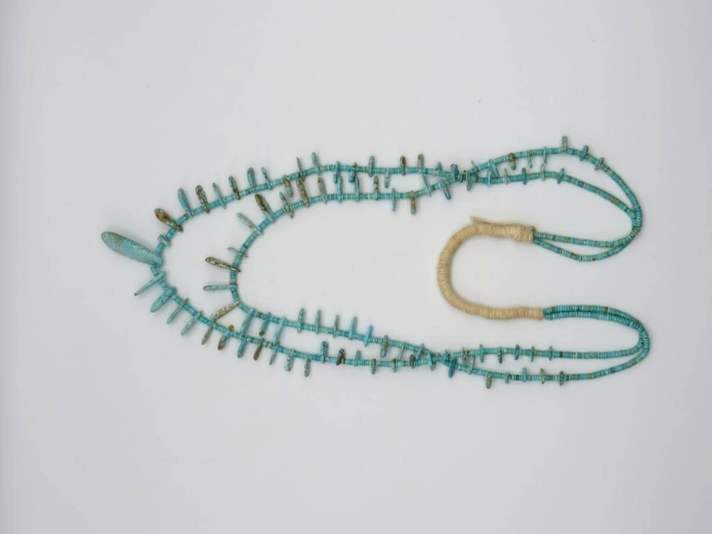 Two Strand Turquoise Necklace (1 of 9)