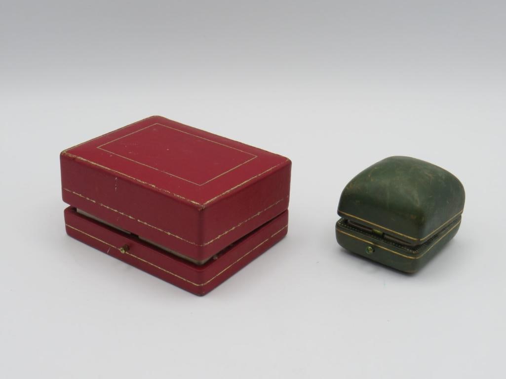 (2) Antique Jewelry Boxes: Cartier and Shreve, Crump & Low