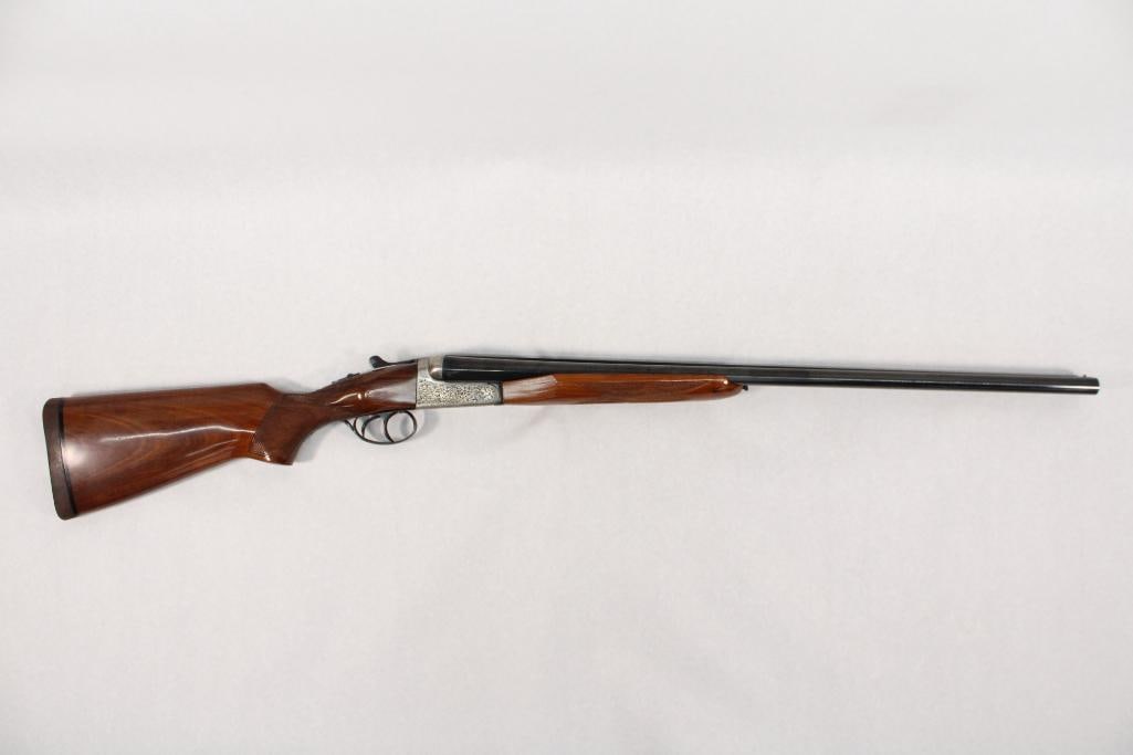 Kassnar Churchill Windsor I Side by Side Shotgun: s.n.. 332598, 20 Ga., 26" solid rib barrels, 3" chambers, improved cylinder and cylinder bores, extractors, 14.25" length of pull. Modern (24-0440)