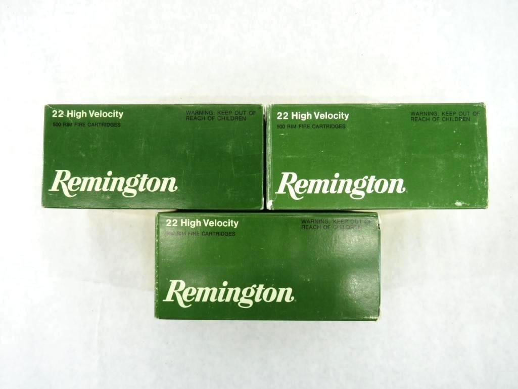 (1500) Remington High Velocity .22LR Cartridges (1 of 5)