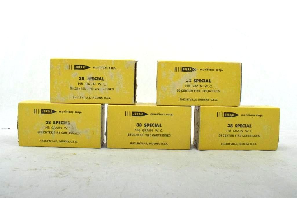 (250) Jurrasmuntions 38 Special Cartridges (1 of 2)