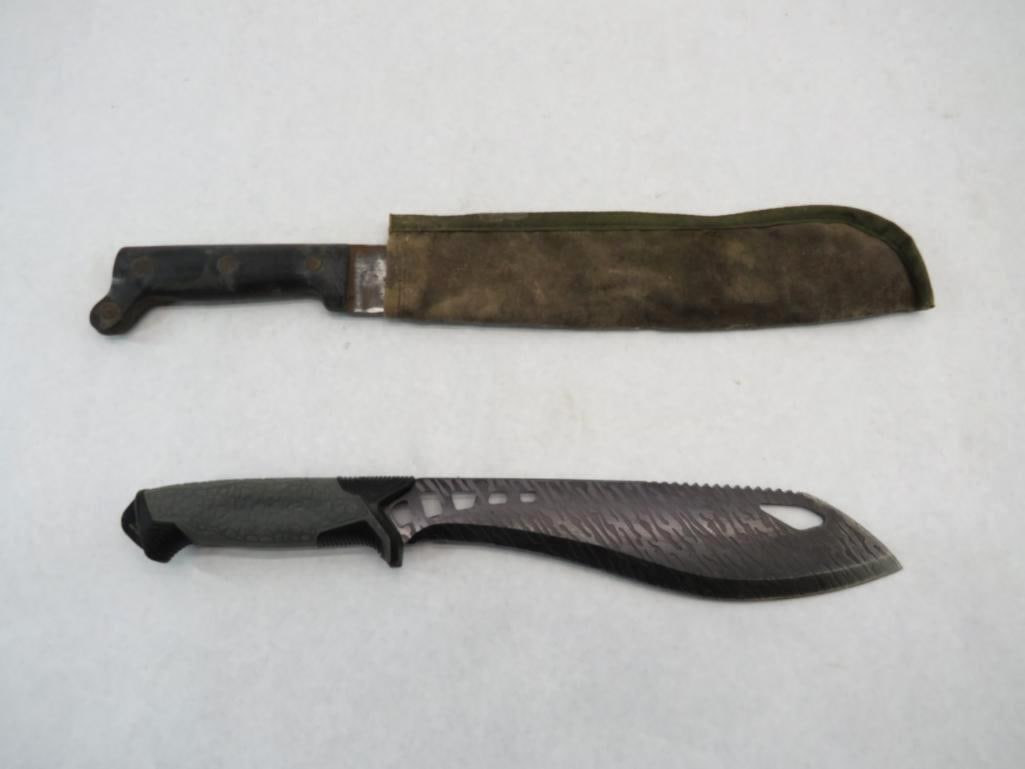 (2) Machetes: 9" & 10 1/2"