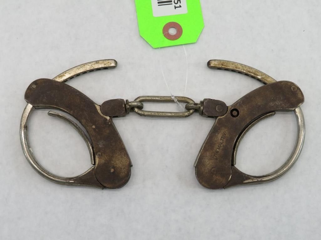 Mattatuck Mfg. Co. Waterbury, CT Handcuffs (1 of 5)