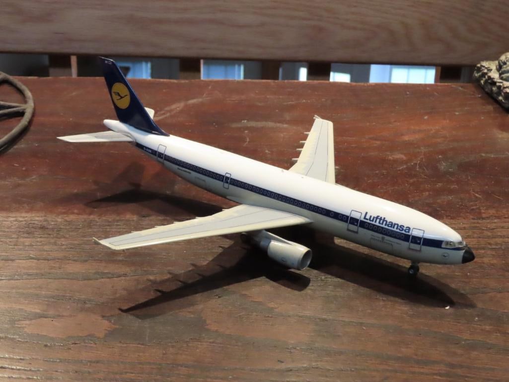 Lufthansa Airbus A300-600 Model Airplane: 10.5" in length