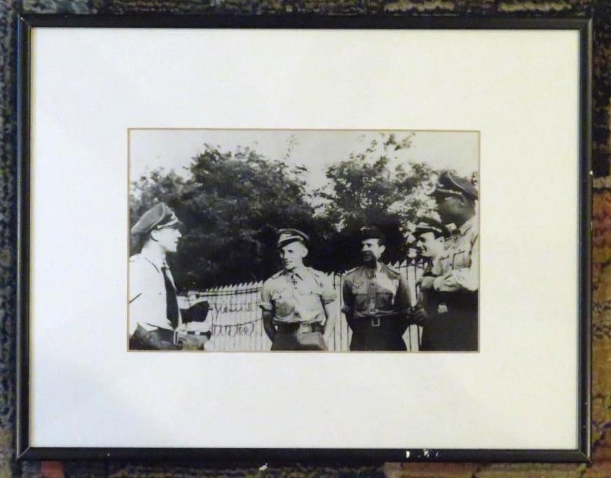 Autographed German WWII Luftwaffe Aces Photograph (1 of 5)