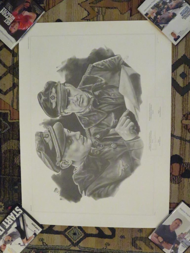 Autographed J.G. Keck "Knight's Cross of the Iron Cross" Lithograph (1 of 6)