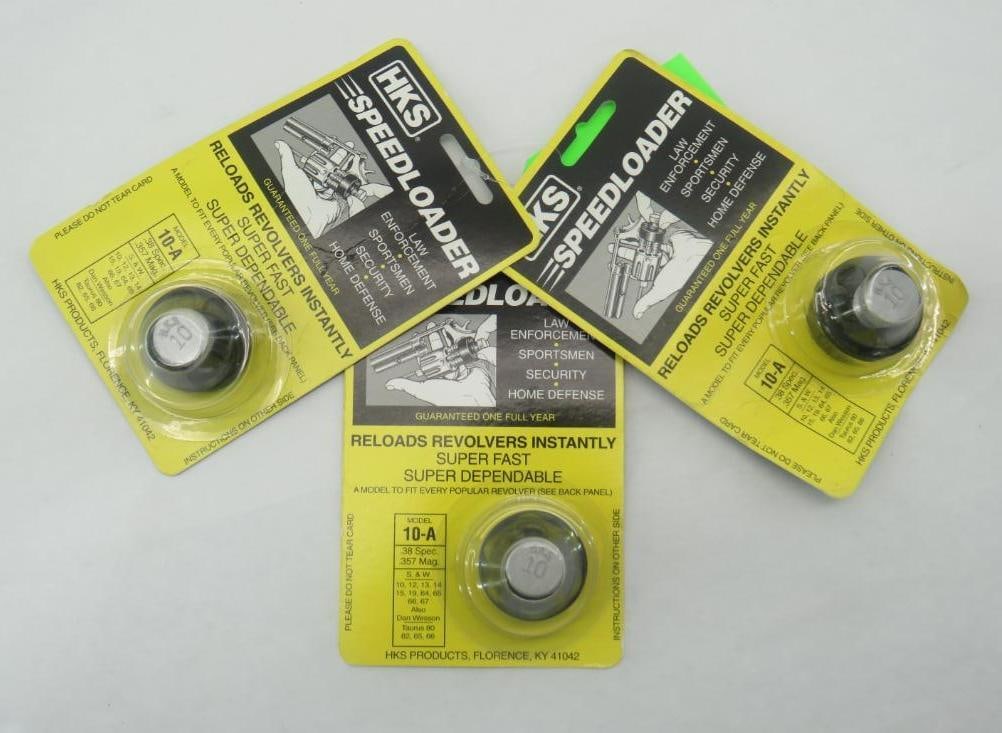 (3) HKS Model 10-A Speed Loaders:  