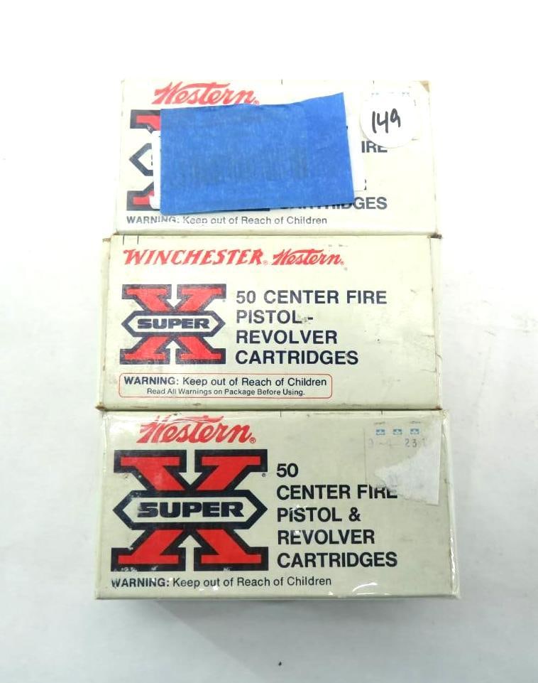 (3) Boxes of 50 Winchester .357 Magnum Cartridges (1 of 2)