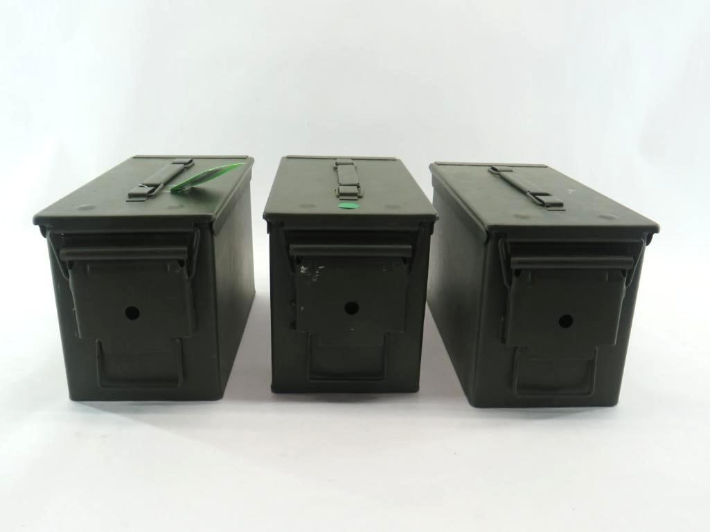 (3) Steel Ammo Cans (1 of 3)