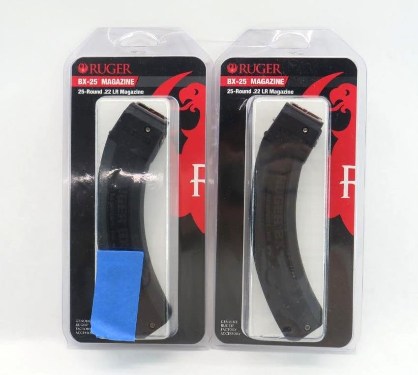 (2) Ruger BX-25 10/22 25 Round .22 LR Magazines (1 of 2)