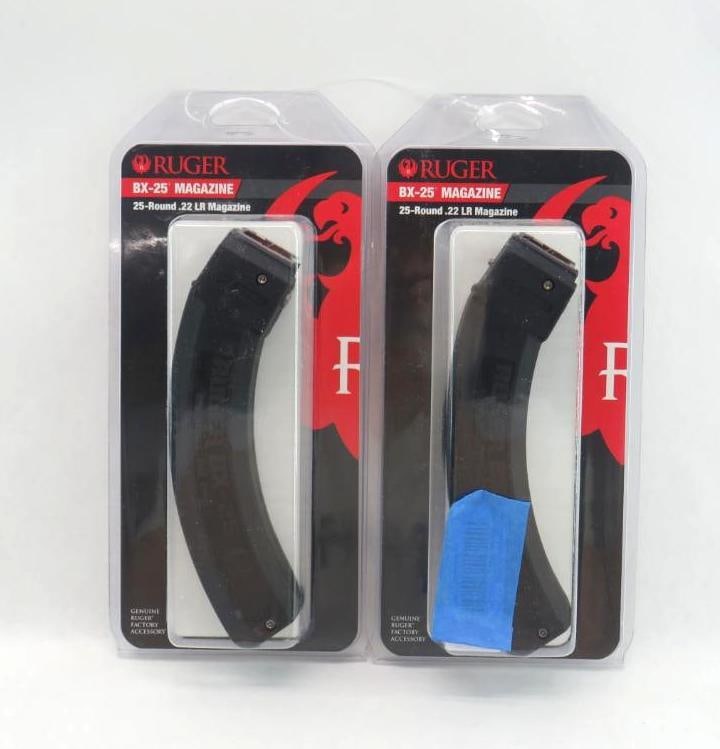 (2) Ruger BX-25 10/22 25 Round .22 LR Magazines (1 of 2)