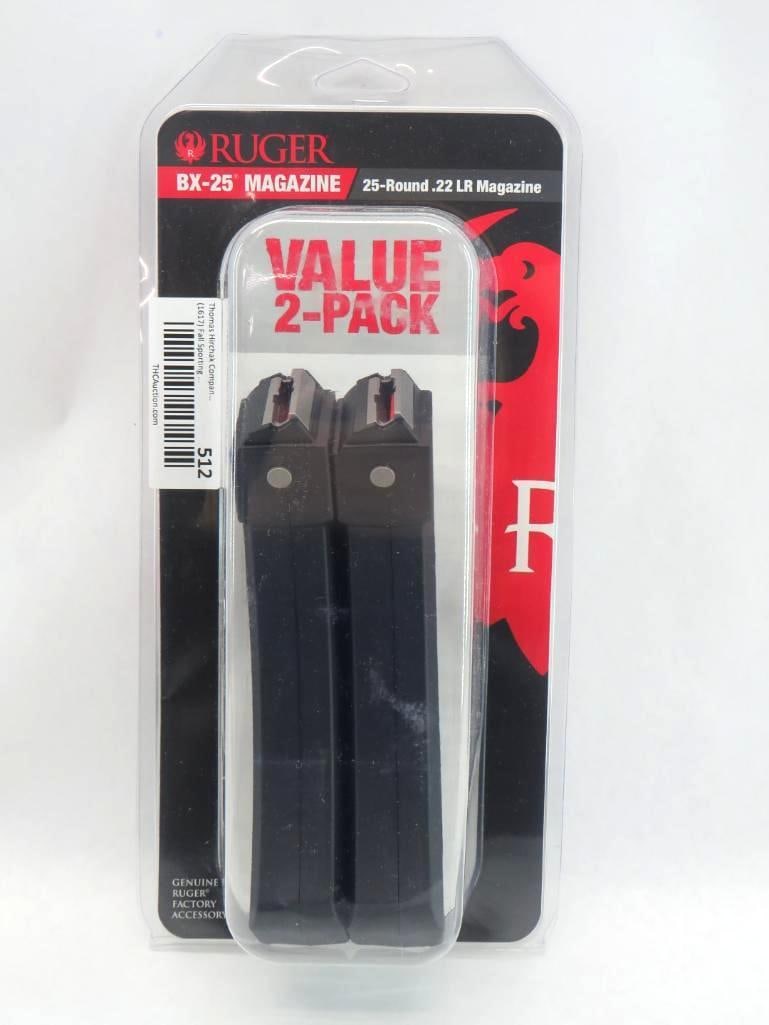 (2) Ruger BX-25 10/22 25 Round .22 LR Magazines (1 of 2)