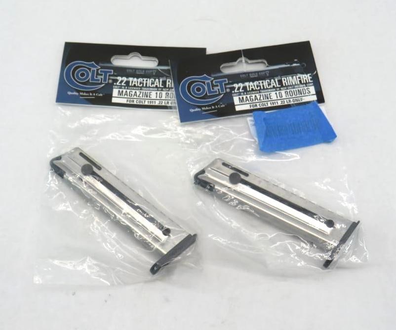 (2) Walther Colt 1911 10 Round .22 LR Magazines (1 of 2)