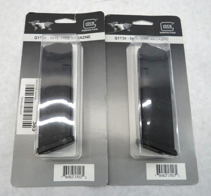 (2) Glock 17 Round 9mm Magazines (1 of 6)
