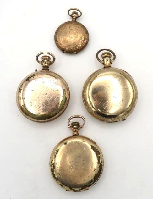 (4) Gold Filled Pocket Watches (1 of 20)