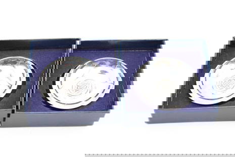 (2) Ilias Lalaounis Sterling Silver Dishes: 65mm