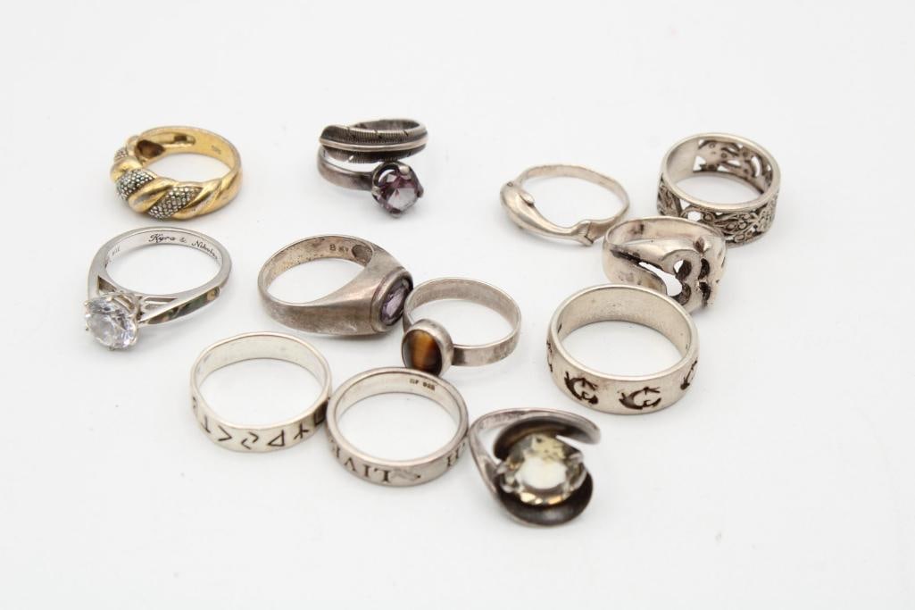 (12) Sterling Silver Rings (1 of 6)
