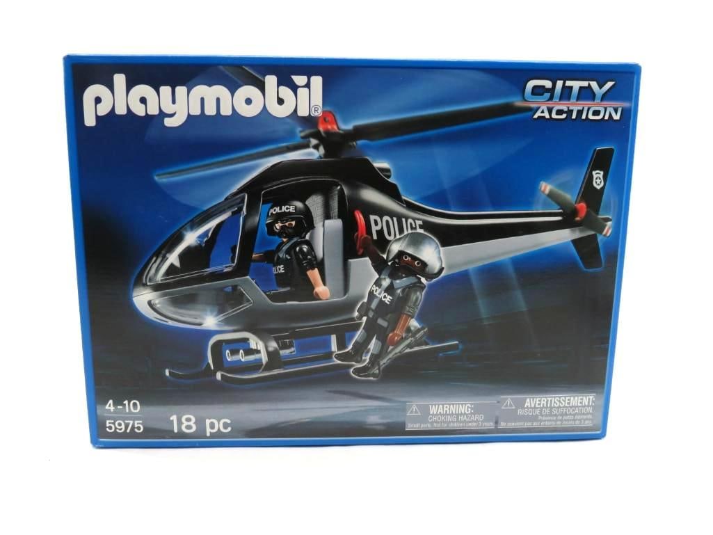 NOS Playmobil 5975 Tactical Unit Helicopter City Set (1 of 3)