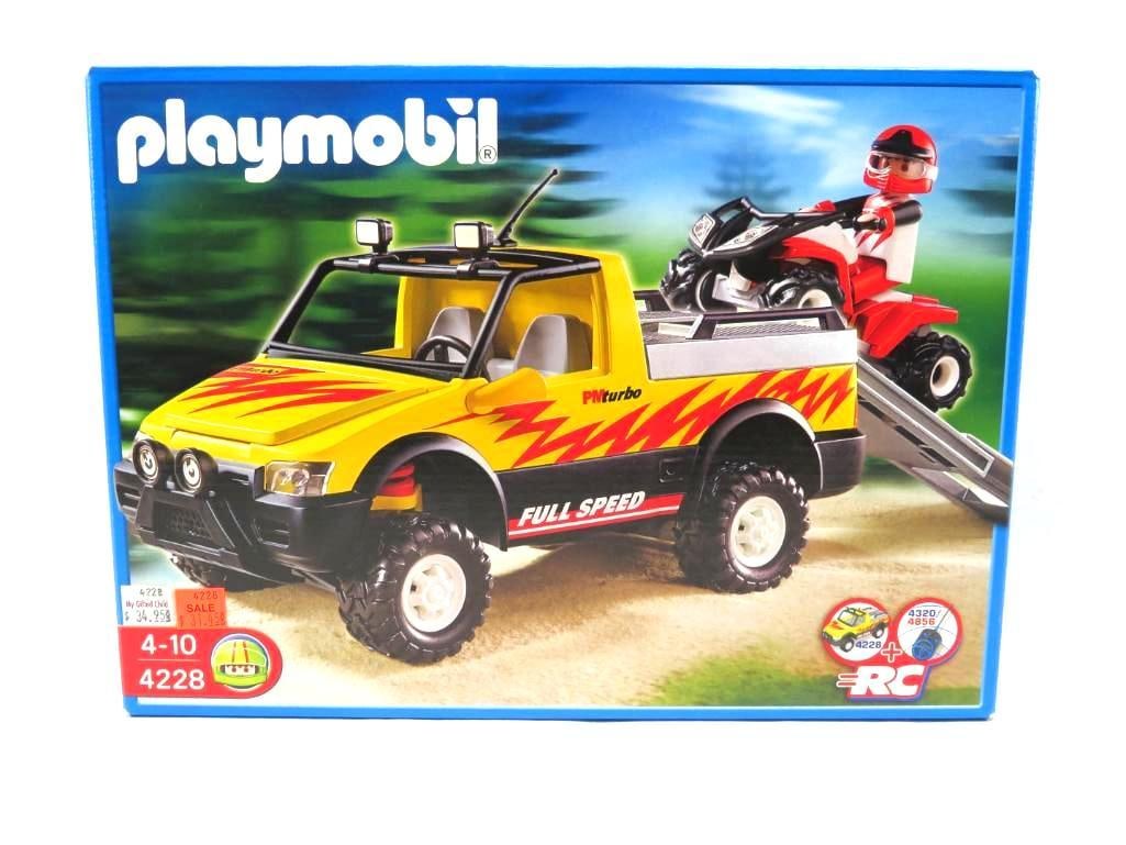 NOS Playmobil 4228 Pick Up Truck & Quad Bike Set (1 of 3)
