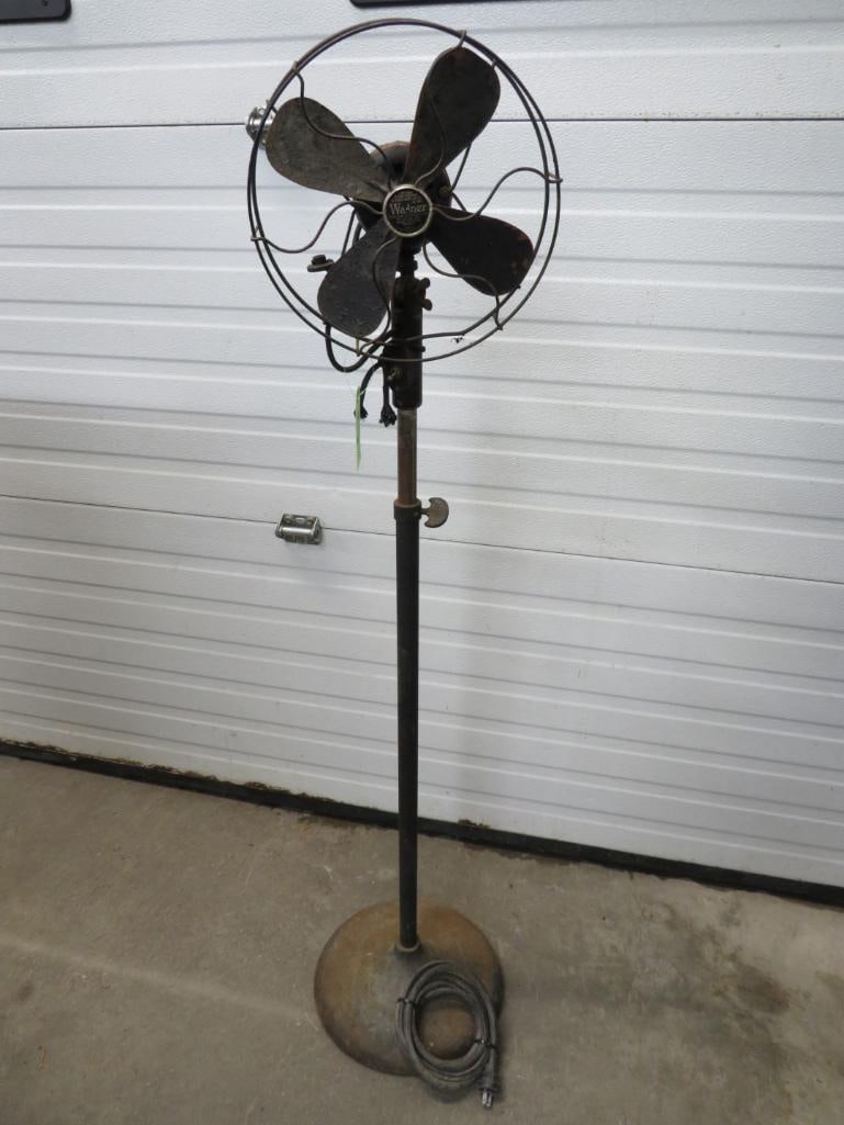 Antique Wagner Electric Pedestal Fan (1 of 4)