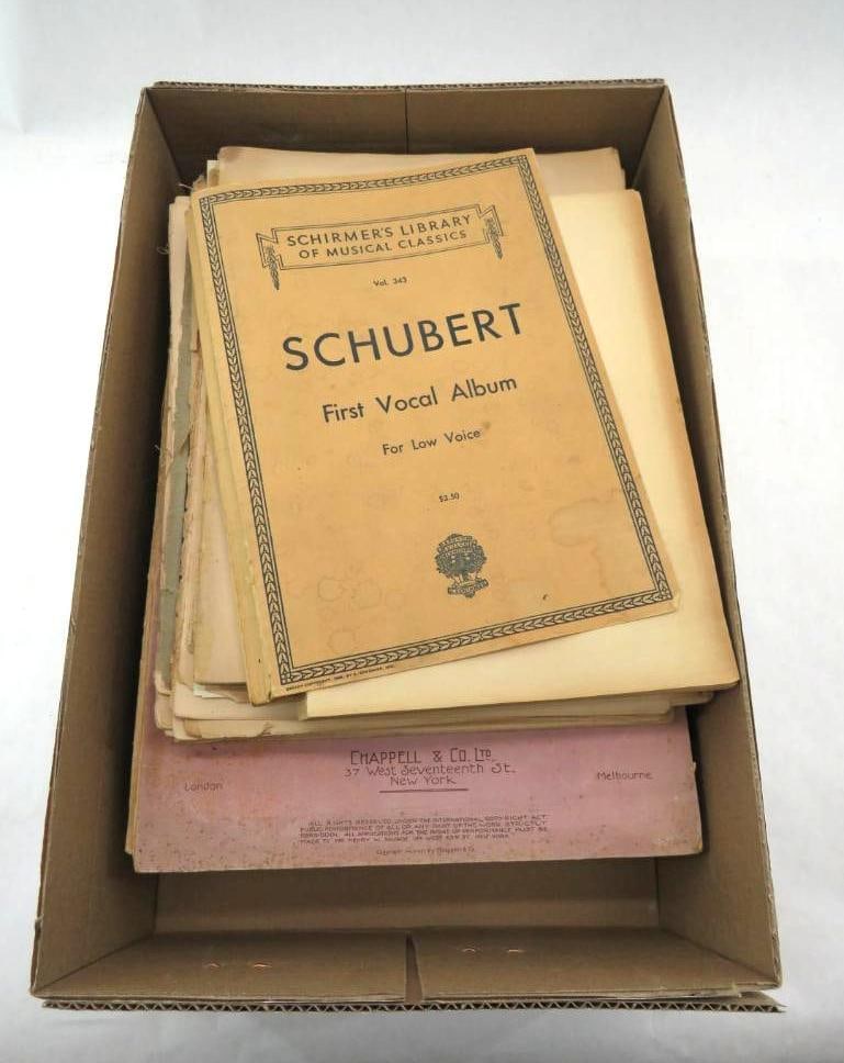 Antique Music Books:  