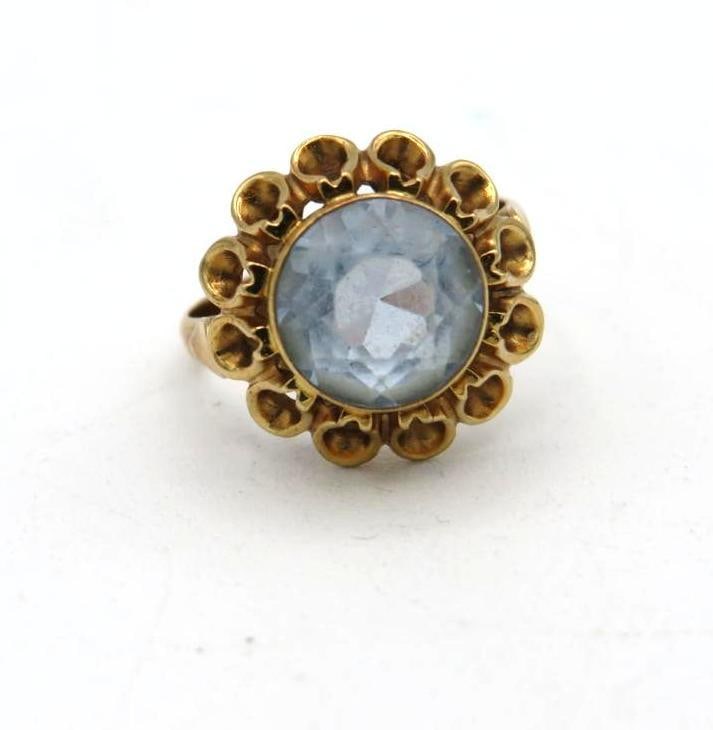 14K Yellow Gold & Topaz Ring (1 of 15)
