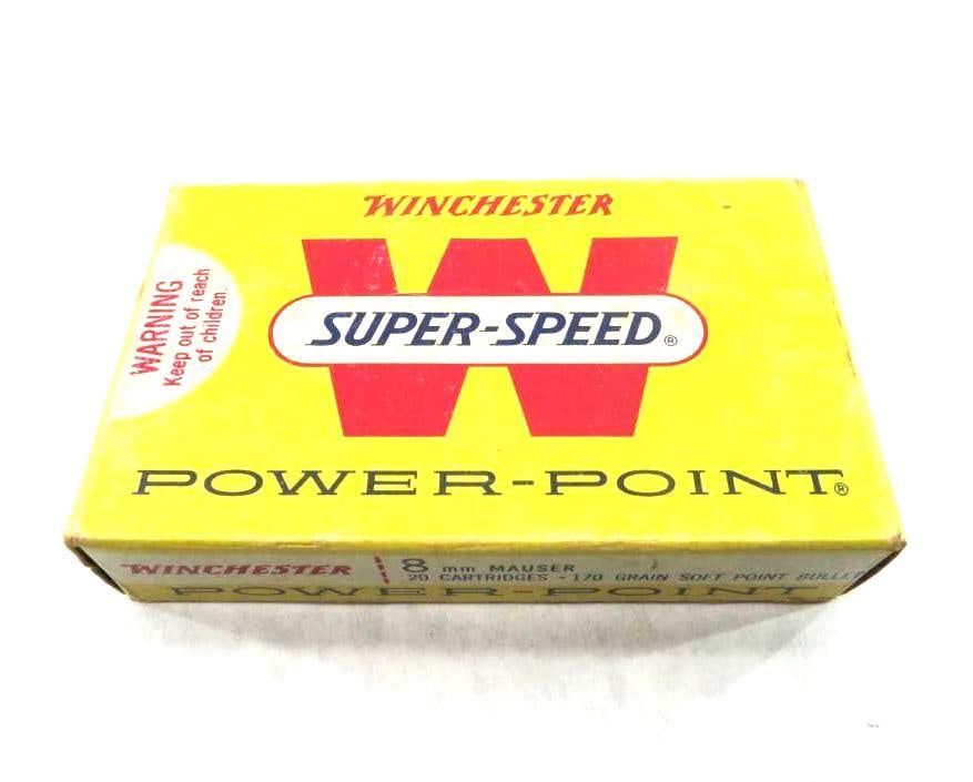 Vintage Winchester 8mm Mauser Cartridge Box (1 of 12)